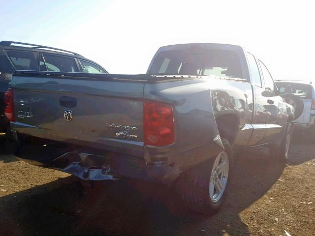 1D7HE32P29S782664 - 2009 DODGE DAKOTA SXT GRAY photo 4