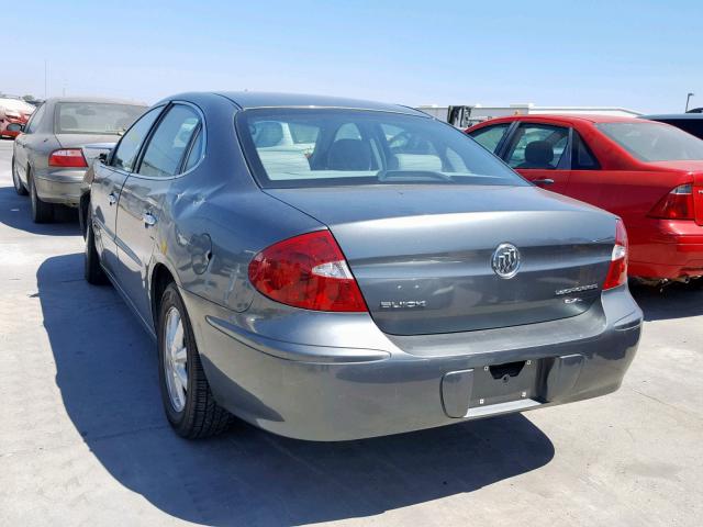 2G4WD532451214845 - 2005 BUICK LACROSSE C GRAY photo 3