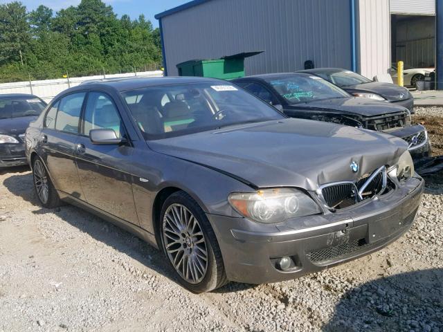 WBAHN83517DT66690 - 2007 BMW 750 GRAY photo 1