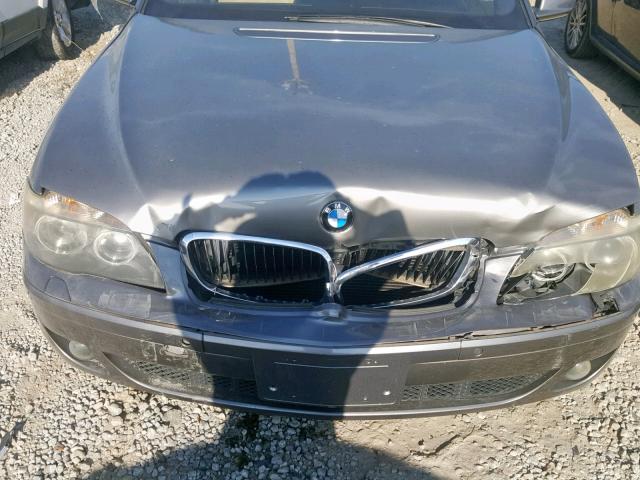 WBAHN83517DT66690 - 2007 BMW 750 GRAY photo 7