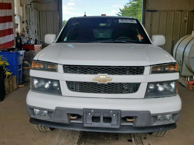 1GCJTCFE8C8110025 - 2012 CHEVROLET COLORADO L WHITE photo 9