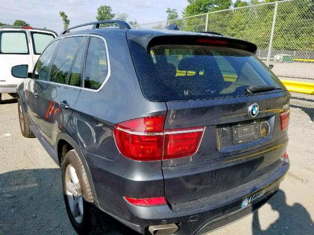 5UXZV8C56CL423794 - 2012 BMW X5 XDRIVE5 BLUE photo 3