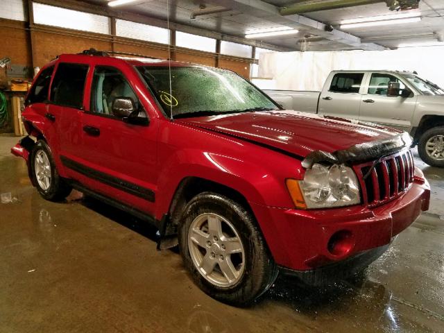 1J8GR48K16C249182 - 2006 JEEP GRAND CHER RED photo 1