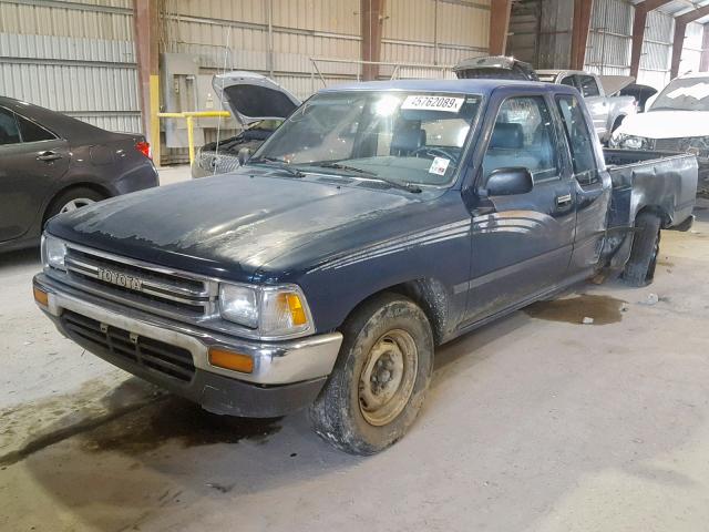 JT4RN93P7K0009755 - 1989 TOYOTA PICKUP 1/2 BLUE photo 2