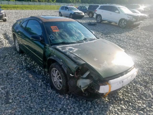 4A3AC44G8YE125513 - 2000 MITSUBISHI ECLIPSE GS GREEN photo 1