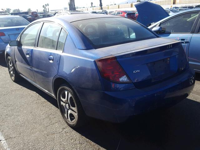 1G8AL52F15Z109378 - 2005 SATURN ION LEVEL BLUE photo 3