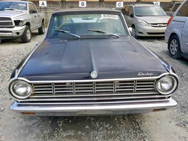 55101962 - 1965 DODGE DART BLACK photo 9