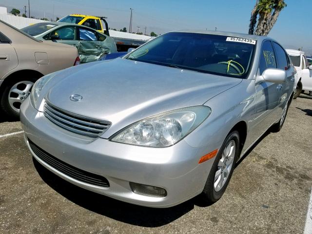 JTHBF30G030138825 - 2003 LEXUS ES 300 SILVER photo 2