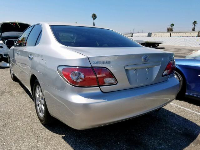 JTHBF30G030138825 - 2003 LEXUS ES 300 SILVER photo 3