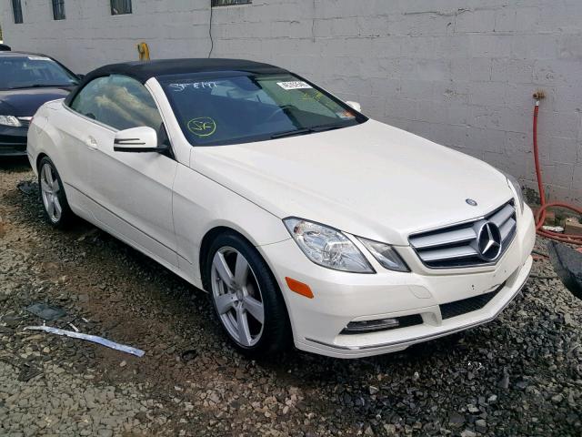 WDDKK5KF5DF211933 - 2013 MERCEDES-BENZ E 350 WHITE photo 1