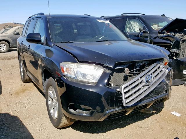 JTEDS41AX82017541 - 2008 TOYOTA HIGHLANDER BLACK photo 1