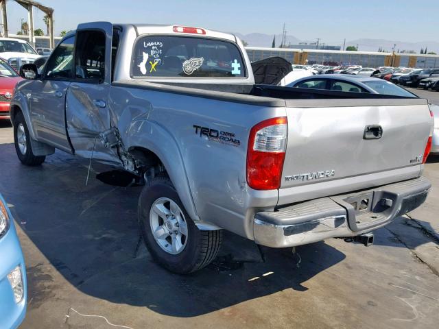 5TBET34176S512774 - 2006 TOYOTA TUNDRA DOU SILVER photo 3