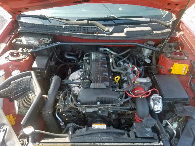 KMHHT6KD8AU027241 - 2010 HYUNDAI GENESIS CO RED photo 7