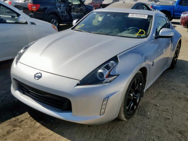 JN1AZ4EH2KM422074 - 2019 NISSAN 370Z BASE SILVER photo 2