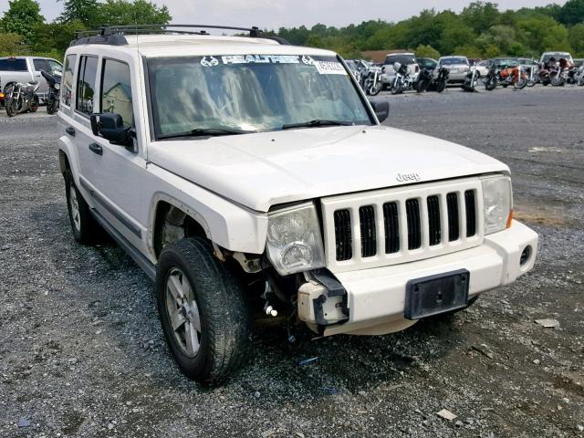 1J8HG48K06C219424 - 2006 JEEP COMMANDER 白色 照片 1