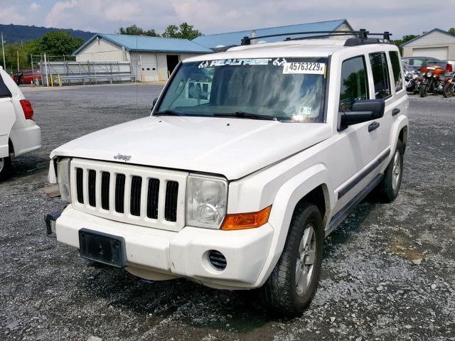 1J8HG48K06C219424 - 2006 JEEP COMMANDER 白色 照片 2