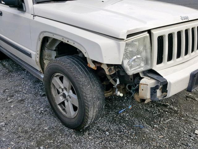 1J8HG48K06C219424 - 2006 JEEP COMMANDER 白色 照片 9