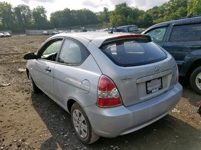 KMHCM36C79U128306 - 2009 HYUNDAI ACCENT GS GRAY photo 3