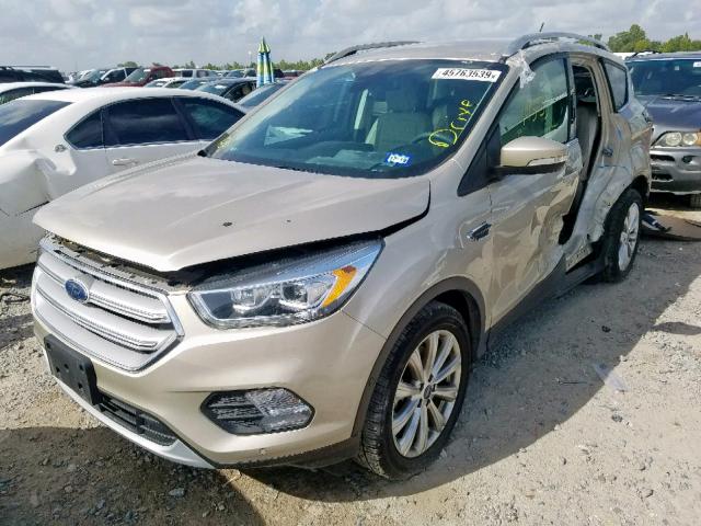 1FMCU0J90JUA63636 - 2018 FORD ESCAPE TIT GOLD photo 2