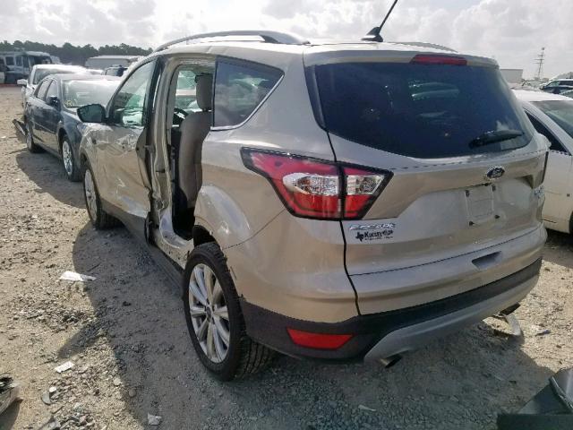 1FMCU0J90JUA63636 - 2018 FORD ESCAPE TIT GOLD photo 3