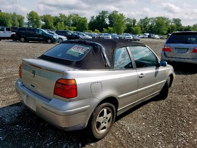 3VWDC21V6YM800774 - 2000 VOLKSWAGEN CABRIO GLS GRAY photo 4