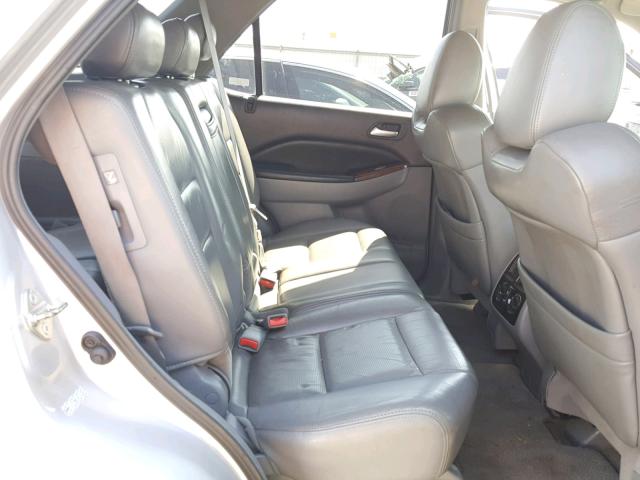 2HNYD18856H518059 - 2006 ACURA MDX TOURIN SILVER photo 6