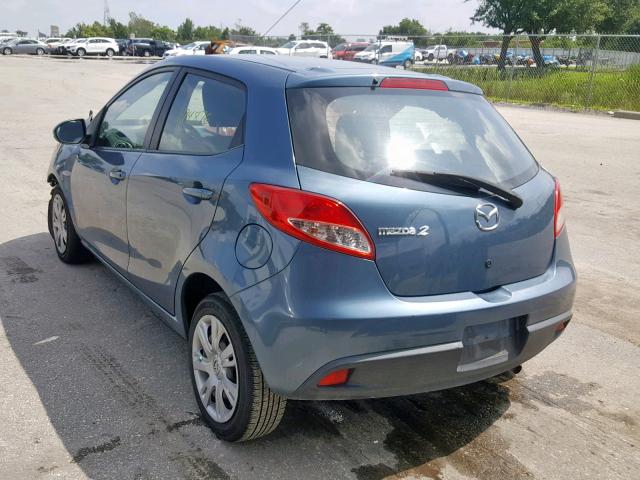 JM1DE1KZ1E0178060 - 2014 MAZDA MAZDA2 SPO BLUE photo 3