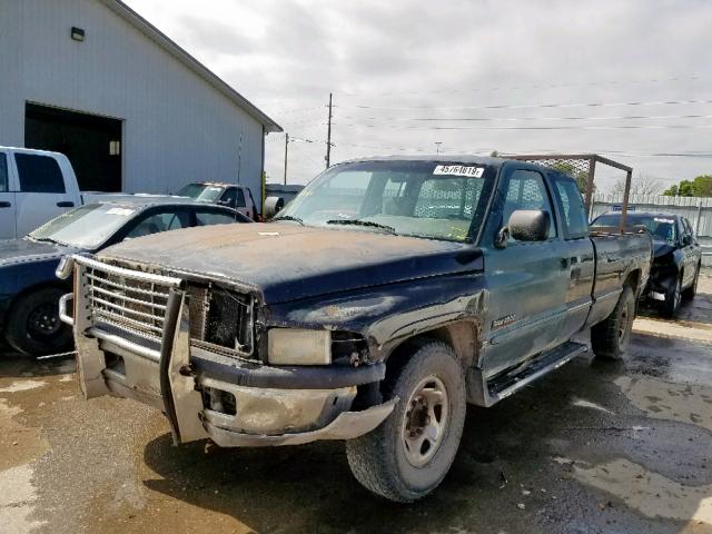 3B7KC23C9TM139949 - 1996 DODGE RAM 2500 GREEN photo 2