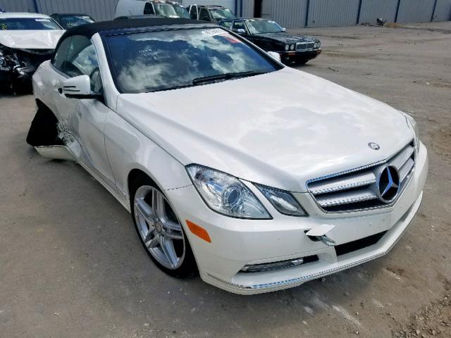 WDDKK5KF5DF184376 - 2013 MERCEDES-BENZ E 350 WHITE photo 1