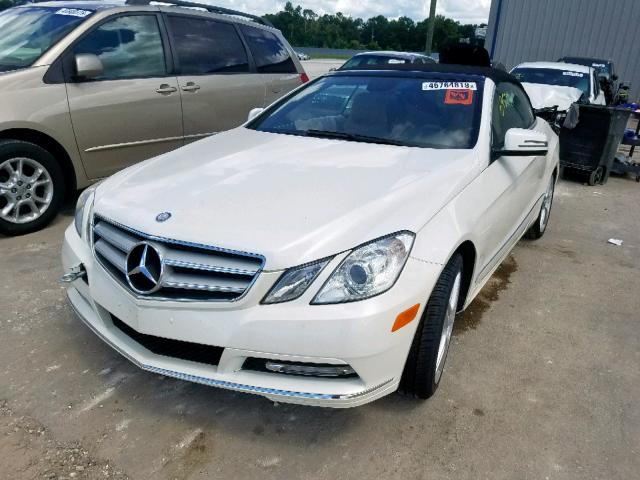 WDDKK5KF5DF184376 - 2013 MERCEDES-BENZ E 350 WHITE photo 2