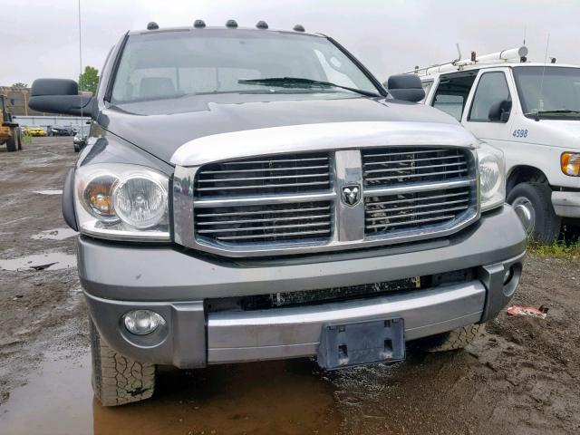 3D7MX39A08G151900 - 2008 DODGE RAM 3500 GRAY photo 9