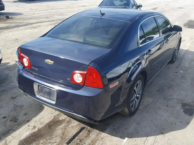 1G1ZH57B59F170037 - 2009 CHEVROLET MALIBU 1LT BLUE photo 4
