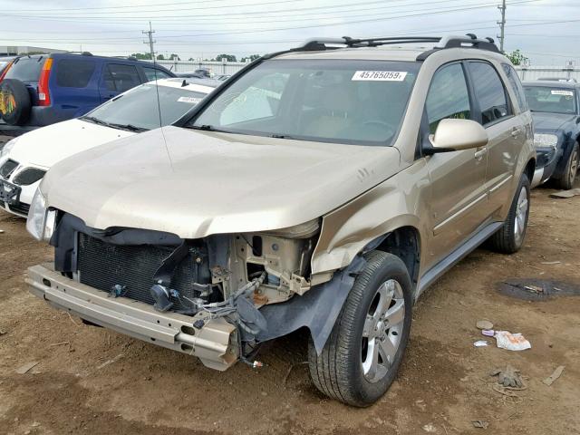 2CKDL73F166081729 - 2006 PONTIAC TORRENT GOLD photo 2