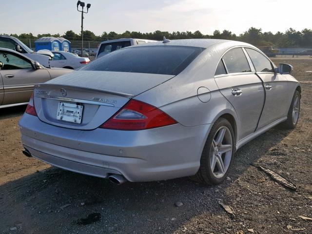 WDDDJ72X99A155130 - 2009 MERCEDES-BENZ CLS 550 SILVER photo 4