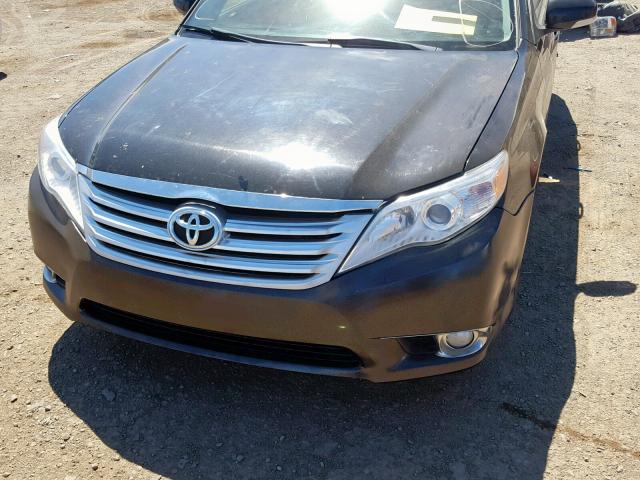 4T1BK3DB1CU451804 - 2012 TOYOTA AVALON BAS BLACK photo 9