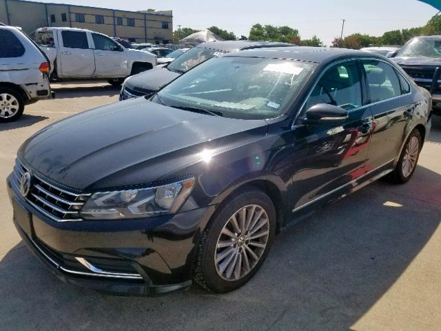 1VWBT7A31GC029546 - 2016 VOLKSWAGEN PASSAT SE BLACK photo 2