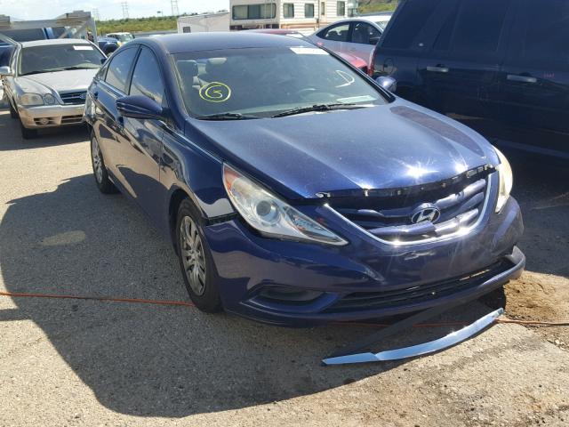 5NPEB4AC4BH033668 - 2011 HYUNDAI SONATA GLS BLUE photo 1