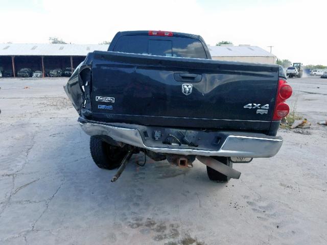 3D7KS29A68G166319 - 2008 DODGE RAM 2500 BLACK photo 9