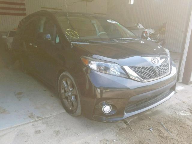 5TDXK3DC9ES481241 - 2014 TOYOTA SIENNA SPO BLACK photo 1