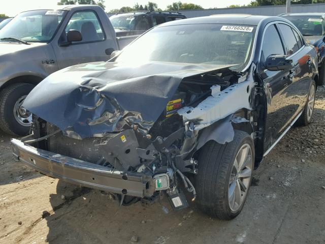 1LNHM94RX9G614753 - 2009 LINCOLN MKS BLACK photo 2