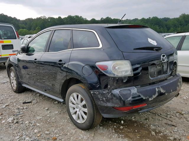 JM3ER2W5XA0302950 - 2010 MAZDA CX-7 BLACK photo 3