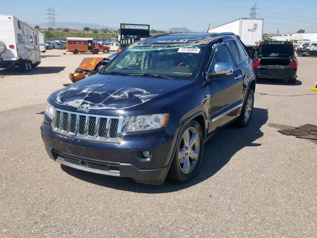 1J4RR6GG7BC656209 - 2011 JEEP GRAND CHER BLUE photo 2