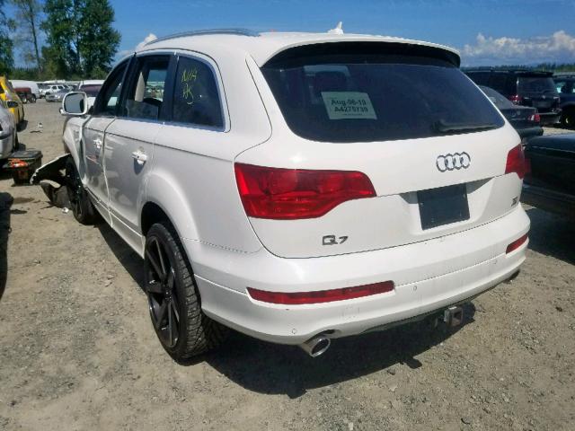 WA1CM74LX9D035157 - 2009 AUDI Q7 TDI S-L WHITE photo 3