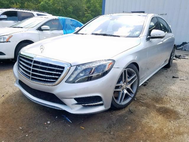 WDDUG8CB6FA160885 - 2015 MERCEDES-BENZ S 550 SILVER photo 2