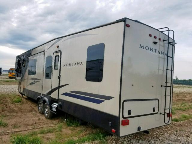 4YDF37527JA742862 - 2018 KEYSTONE MONTANA WHITE photo 3