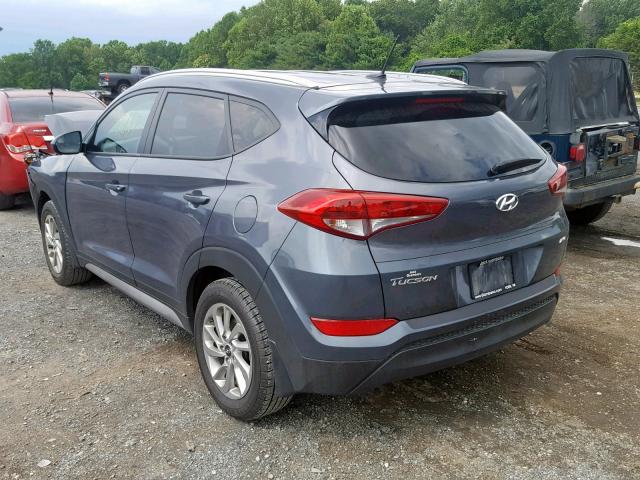 KM8J3CA4XHU296997 - 2017 HYUNDAI TUCSON LIM SILVER photo 3