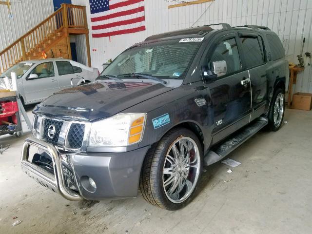 5N1AA08B56N707299 - 2006 NISSAN ARMADA SE GRAY photo 2