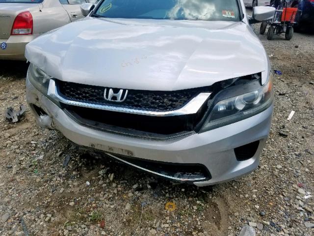 1HGCT1B34DA008539 - 2013 HONDA ACCORD LX- SILVER photo 9