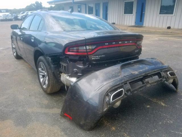 2C3CDXHG8JH157398 - 2018 DODGE CHARGER SX BLACK photo 3