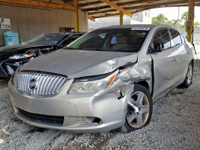 1G4GB5EG9AF125603 - 2010 BUICK LACROSSE C CREAM photo 2